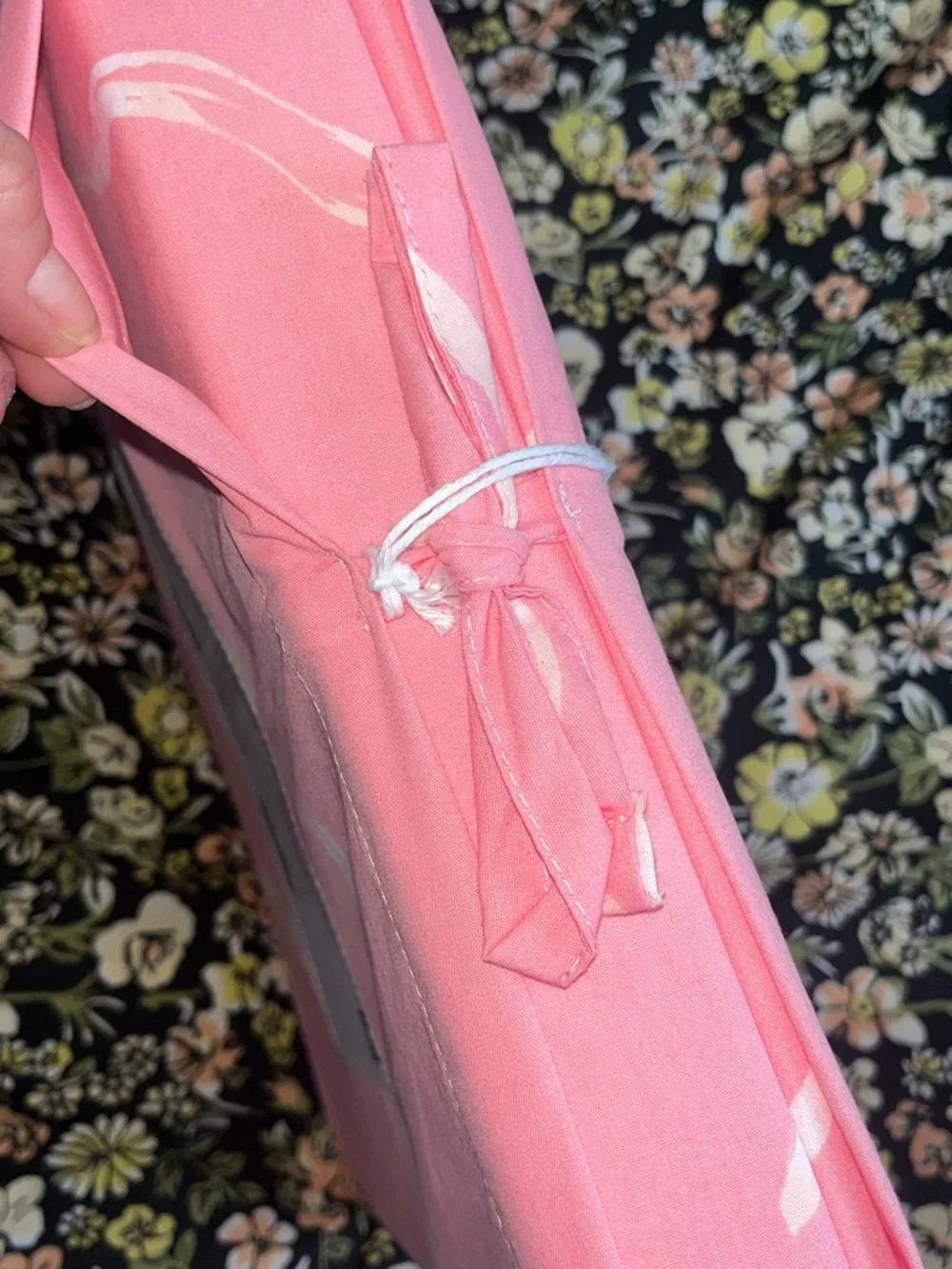 Urban Outfitters UO HOME Painted Bows Pink Duvet Set TWIN XL NEW NWT